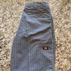 Dickies Dark Grey Pinstripe Pants